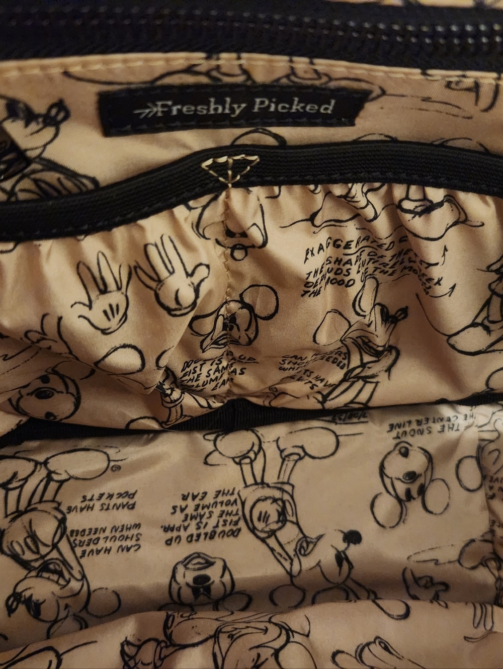 Freshly Picked Rouge Mickey Anaheim Crossbody Diaper Bag - Picture 6 of 7